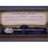ASPREY REPLICA SPOON - 'Replica of the actual anointing spoon used at The Coronation of King