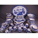 BOOTHS REAL OLD WILLOW, a fine and very large assemblage of dinner, tea and breakfastware (