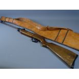 AIR RIFLE 0.22 CALIBRE made in Spain, with carry case, fully cocks, fair to strong pressure