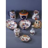 MASONS MANDALAY and other similarly decorated pottery and tableware, 9 pieces total, 6 of which
