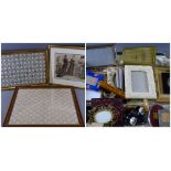 PICTURE FRAMES - a good quantity of personal frames, various sized and compositions and a gilt