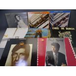 VINTAGE LPs, 30 PLUS by various artists including The Beatles, Elton John, Leonard Cohen, Chris De
