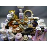 MIXED CHINA & COLLECTABLES, names include Aynsley, Shelley, Royal Grafton collectables include