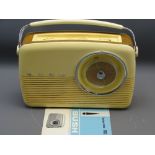 BUSH RETRO RADIO, 23cms H with instructions, TR82D