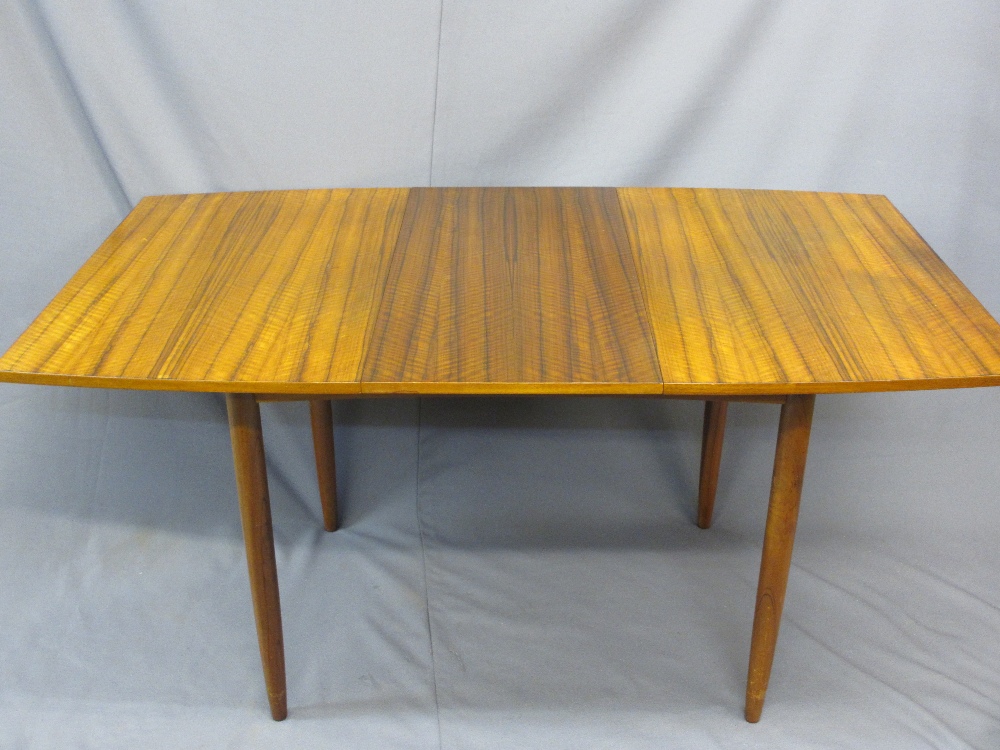 MID CENTURY TEAK DINING SUITE to include long sideboard, 74cms H, 167.5cms L, 46cms D, extending - Image 2 of 3