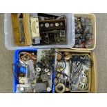 RADIO PARTS, VALVES, a very large quantity