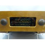 MURPHY WOODEN CASED VALVE RADIO, mid-1940s, Model No A182, 49cms W