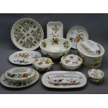 WORCESTER HEATPROOF COOKWARE, a large assemblage of Royal Worcester fruit and floral decorated