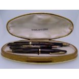 SHEAFFER - Vintage (1937-1941) Golden Brown Lady Sheaffer White Dot Balance Vacuum-Fill fountain pen