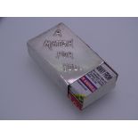 SILVER MATCHBOX HOLDER, plain and inscribed 'A Match For You' by J & W Deakin, Chester 1900, 0.