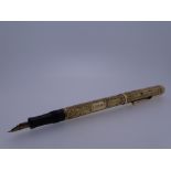 SWAN MABIE TODD - Vintage (1920s - 1930s) Gold Filled Swan Mabie Todd Self Filler fountain pen