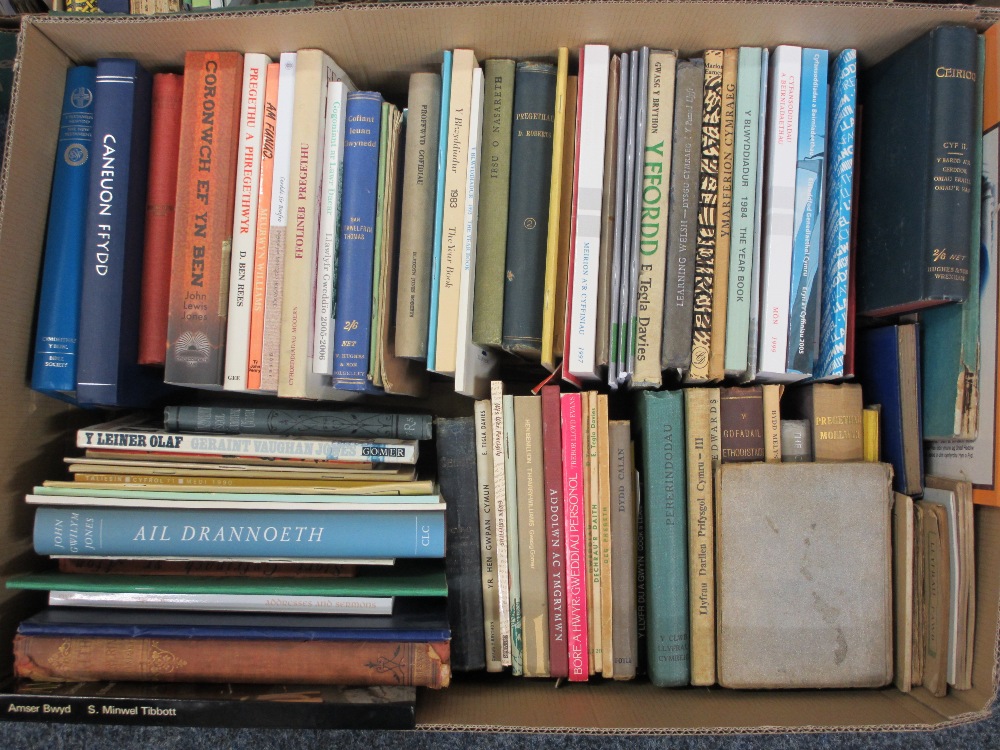 VINTAGE & LATER, MAINLY WELSH BOOKS including a 1910 Welsh Family Bible - Image 2 of 6