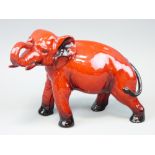 ROYAL DOULTON FLAMBE - 'Elephant', 14cms H