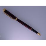 WATERMAN - Modern (early 2000s but now discontinued) Boudoir Red and Black chequered lacquer