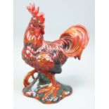 ROYAL DOULTON FLAMBE - Archives Burslem Artware Model of a Cockerel BA61, Limited Edition 35/250,