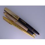 WATERMAN - Modern (2004-2008) Champagne Waterman Ici et Là ballpoint pen with gold electroplated