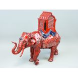 ROYAL DOULTON FLAMBE - Archives Burslem Artwares model of a 'Shanxi' elephant BA42. Limited