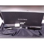 MONTBLANC - Black Montblanc Meisterstück Solitaire mechanical pencil with Platinum trim. Takes 0.5mm