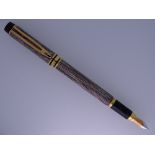 WATERMAN - Vintage (1989 - late 1990s) "Caviar" Waterman Man 200 Rhapsody fountain pen with gold