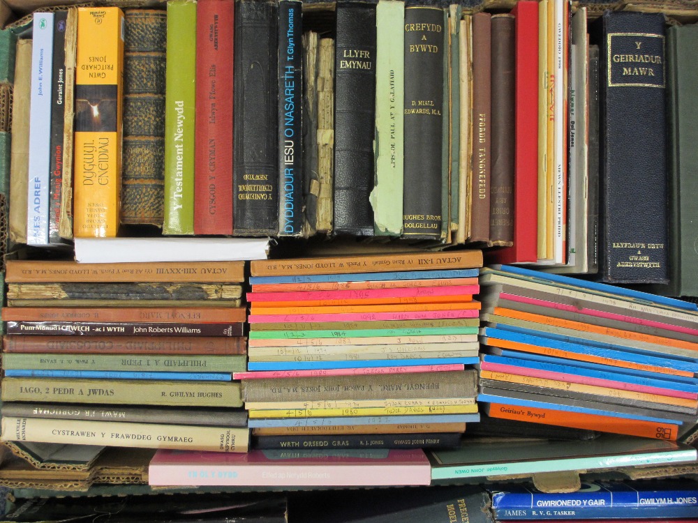 VINTAGE & LATER, MAINLY WELSH BOOKS including a 1910 Welsh Family Bible - Image 4 of 6