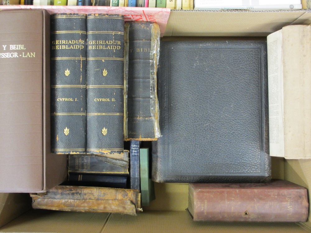 VINTAGE & LATER, MAINLY WELSH BOOKS including a 1910 Welsh Family Bible - Image 6 of 6