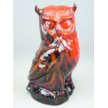 ROYAL DOULTON FLAMBE - Prestige Burslem Artwares Owl BA75 modelled by Alan Maslankowski, Limited