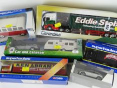 ASSORTED BOXED DIECAST MODEL TRUCKS including large scale Eddie Stobart (6)