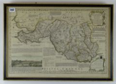 AN ACCURATE MAP OF GLAMORGANSHIRE drawn from an actual survey by Thomas Kitchin for Charles