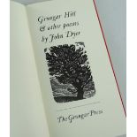 DYER (JOHN) 'GRONGAR HILL & OTHER POEMS' The Grongar Press, Llandeilo, 1977 with illustrations by