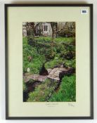 PHIL COPE colour photograph - Gumfreston Church, Wells, signed, numbered (3/25) and titled on the