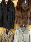 LADIES MINK COAT fur lined, Astrakhan ladies, and a sheepskin jacket (4)