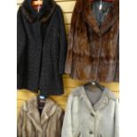 LADIES MINK COAT fur lined, Astrakhan ladies, and a sheepskin jacket (4)