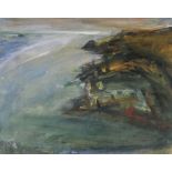 PETER PRENDERGAST limited edition (51/75) colour print - Ynys Môn coastal scene, entitled verso '