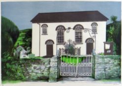 JOHN ELWYN limited edition (18/50) print - entitled 'Capel Hawen, Rhydlewis 1975', signed by the