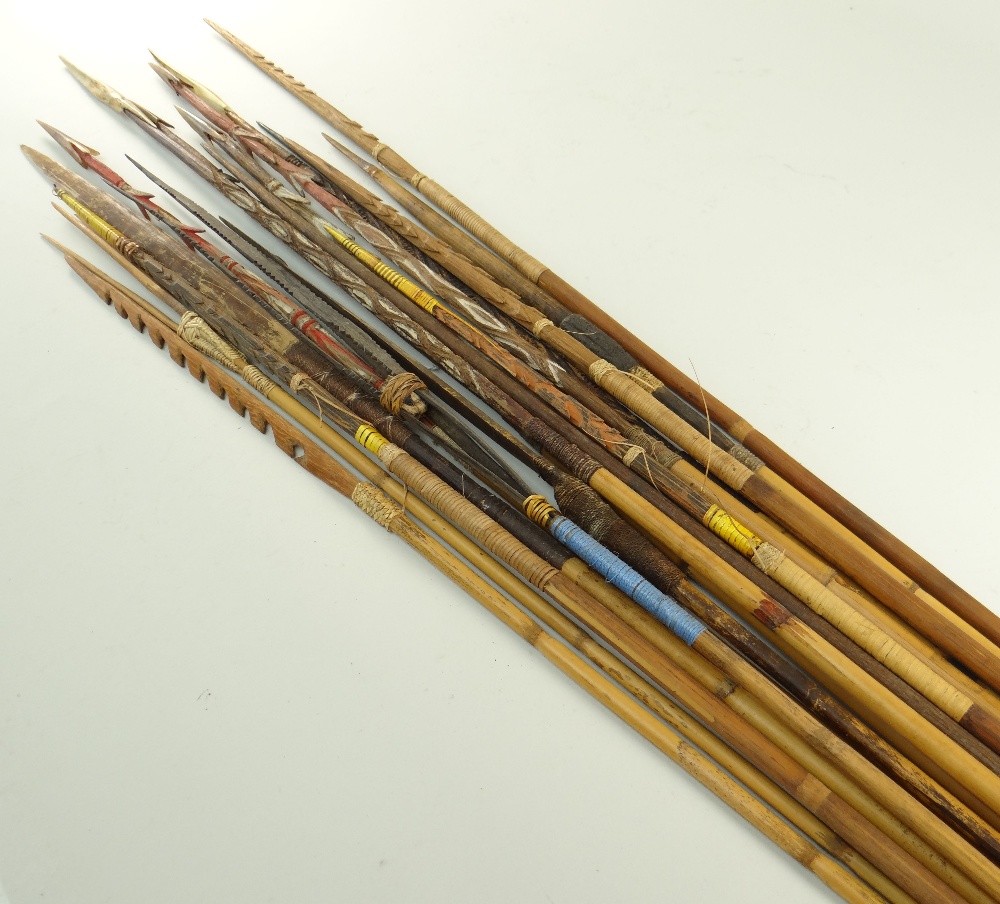 COLLECTION OF HIGHLANDS BAMBOO ARROWS, Papua New Guinea (19) - Image 2 of 2
