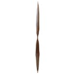 RARE ANDAMAN ISLANDS BOW, herringbone decoration to edges, retains bowstring, 195cms