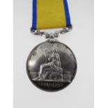 MEDAL: BALTIC, 1854-1855 (unnamed) with original swivelling suspender and wide yellow ribbon with