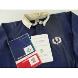 1963 SCOTLAND INTERNATIONAL RUGBY UNION JERSEY WORN BY NORMAN BRUCE (1932-1992) against Wales at