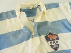ARGENTINA RUGBY UNION INTERNATIONAL JERSEY MATCH WORN BY RICARDO HANDLEY against Wales on 28th