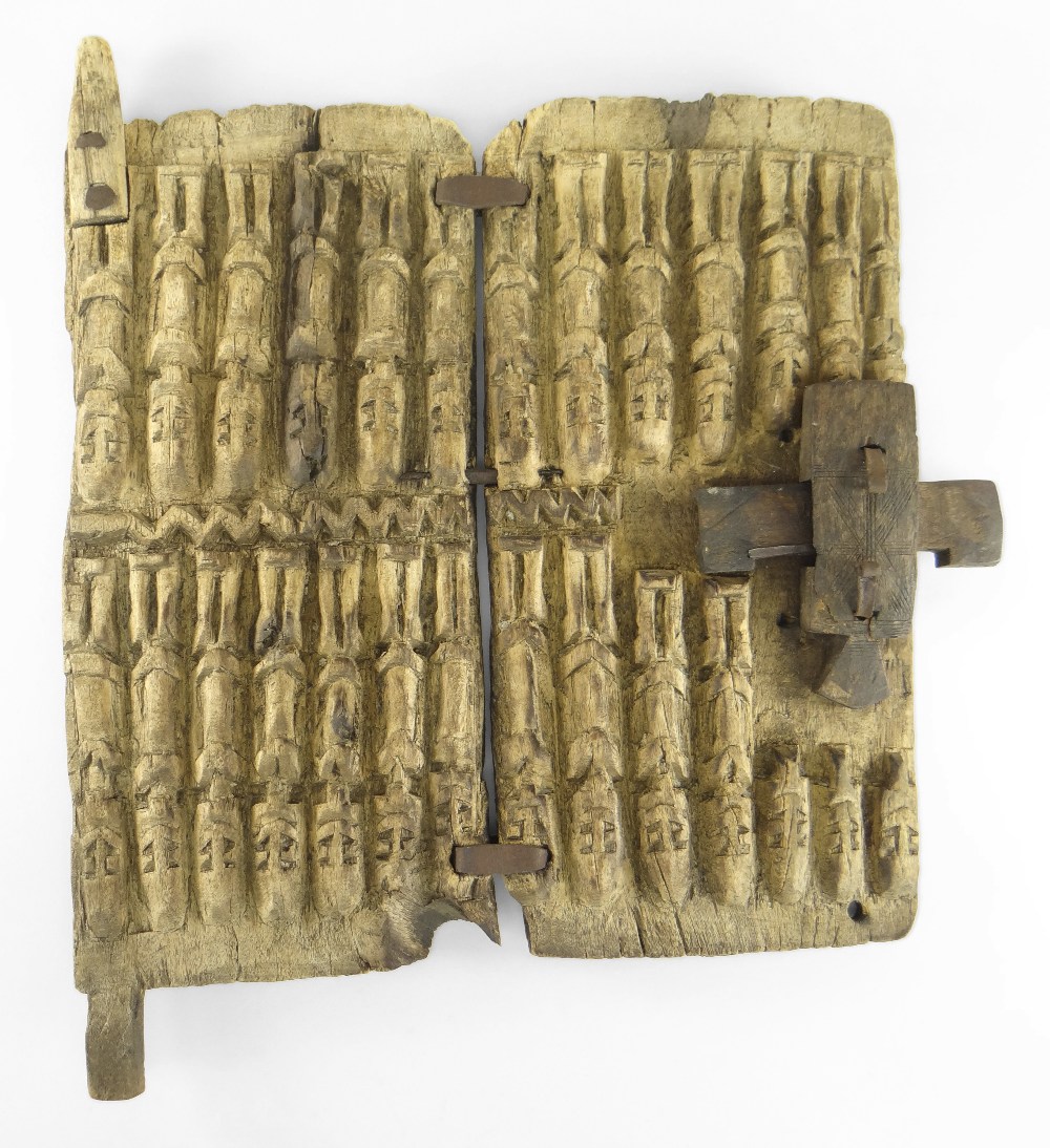 DOGON GRANARY DOOR, Mali, 53 x 45cms