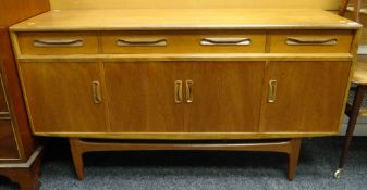 MID-CENTURY G-PLAN TEAK 'FRESCO' SIDEBOARD, 152 x 45.5 x 84.5cms