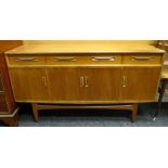 MID-CENTURY G-PLAN TEAK 'FRESCO' SIDEBOARD, 152 x 45.5 x 84.5cms