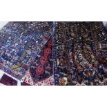 ASSORTED TRIBAL RUGS including Baluch pictorial rug, all approx 210 x 130cms (3) Condition Report: