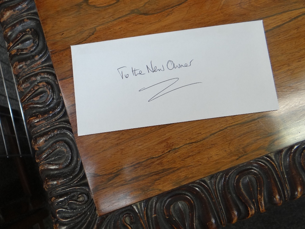 FINE GEORGE IV GILLOWS-STYLE ROSEWOOD CARVED LIBRARY TABLE, bold foliate carved and ebonised edge - Image 30 of 34