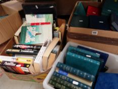 LARGE ASSORTMENT OF 20TH CENTURY NOVELS & COMPANION BOOK CLUB NOVELS ETC