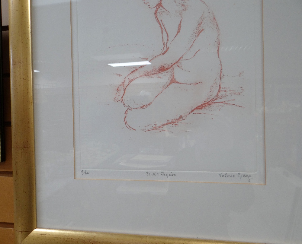 ASSORTED ANTIQUE & LIMITED EDITION PRINTS including Valerie Ganz, 'Seated Figurine' (5/60), John - Image 2 of 2