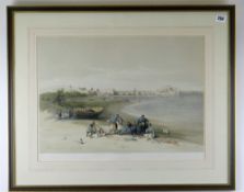 AFTER DAVID ROBERTS colour lithograph, Sidon, 36 x 51cms