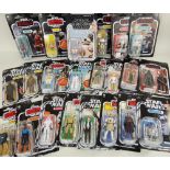 BOX OF TWENTY THREE STAR WARS FIGURES, all part of the 'Retro Collection' by Kenner 2018-2020, all