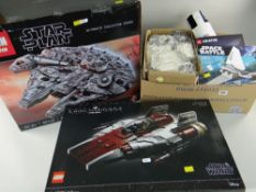 LEGO STAR WARS ULTIMATE COLLECTORS SERIES A-WING STARFIGHTER & THREE SETS OF CHINESE 'LEPIN'