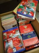 ASSORTED RUGBY UNION INTERNATIONAL PROGRAMMES including Wales v France, 1950-2000, Wales at home